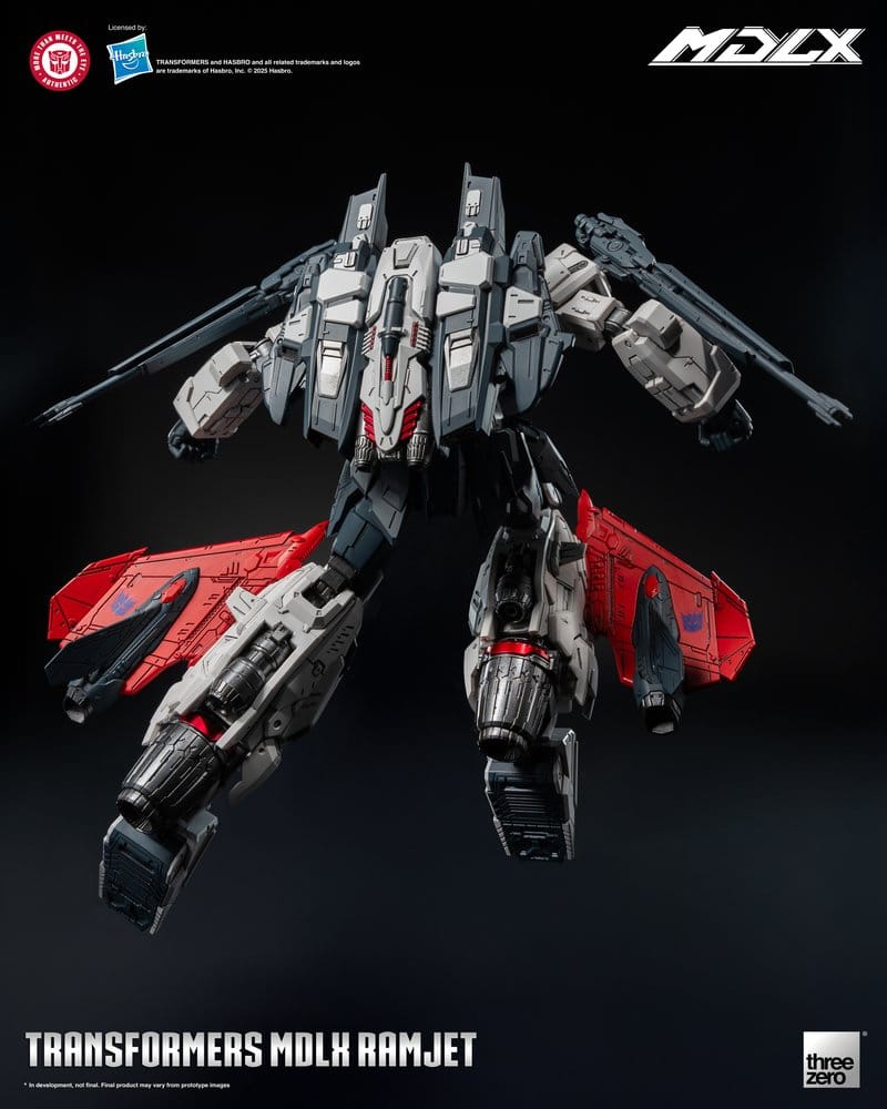 Figura Ramjet Transformers MDLX con accesorios intercambiables de Threezero.
