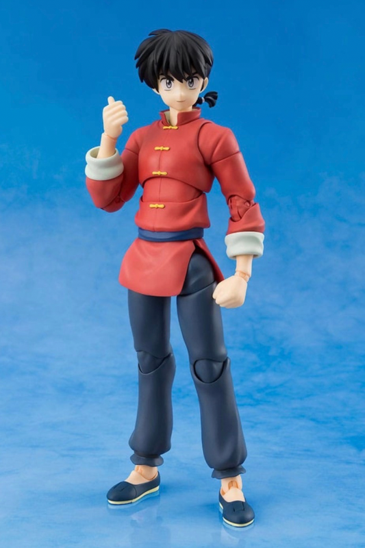 Ranma Saotome S.H.Figuarts en pose frontal con expresión confiada.