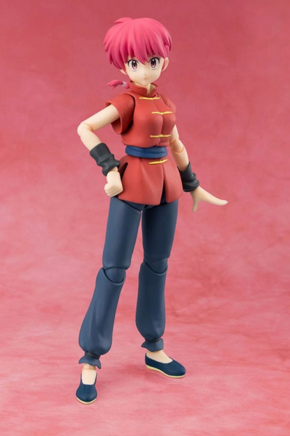 Ranma Saotome S.H.Figuarts Tamashii Nations en pose de artes marciales.