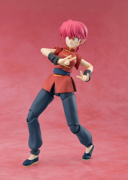 Figura articulada de Ranma mostrando expresión de combate.