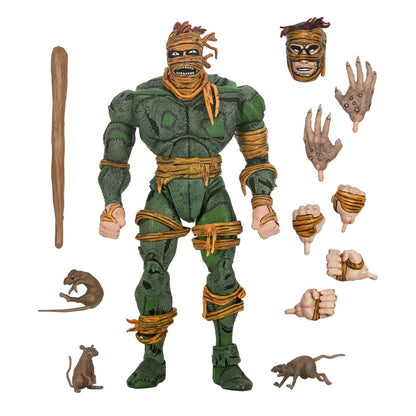 Rat King NECA con accesorios Tortugas Ninja Mirage Comics