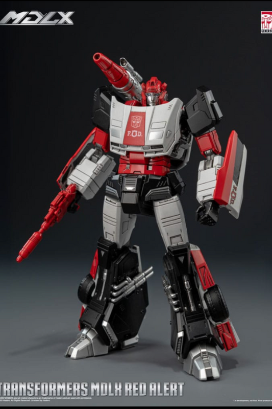 Figura Transformers Red Alert de 15 cm de la línea MDLX de Threezero, diseño G1 actu