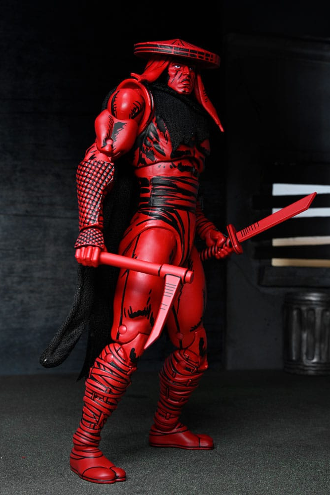 Figura Red and Black Foot Assassin NECA Teenage Mutant Ninja Turtles Mirage Comics 18 cm