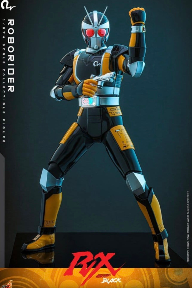 RoboRider figura 1/6 Hot Toys Kamen Rider Black RX 31 cm vista frontal