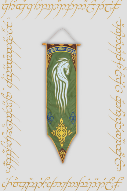 Estandarte de Rohan 167 cm réplica oficial United Cutlery El Señor de los Anillos