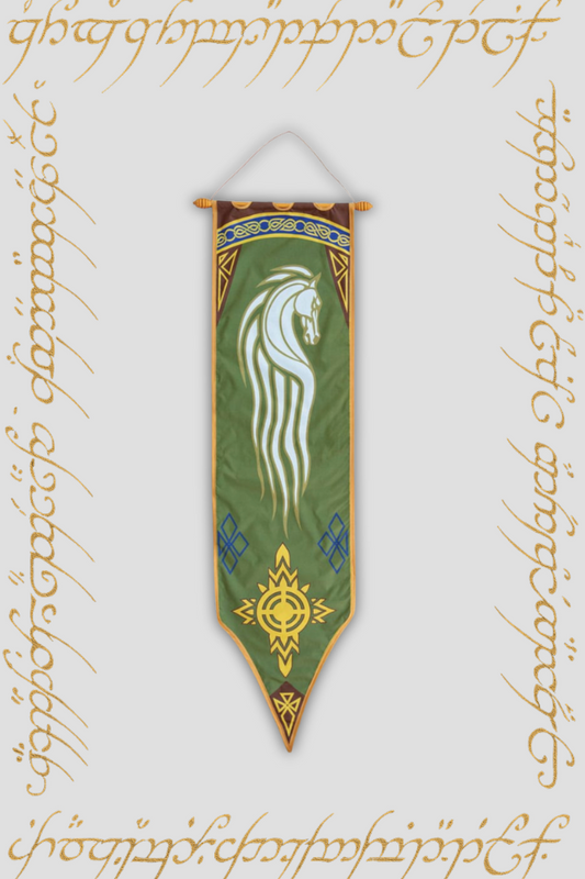 Estandarte de Rohan 167 cm réplica oficial United Cutlery El Señor de los Anillos