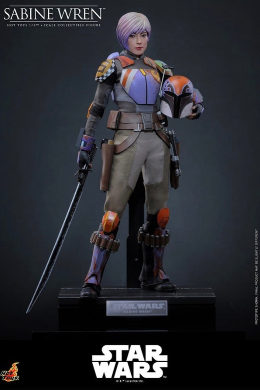 Figura Sabine Wren Hot Toys Movie Masterpiece 1/6 basada en Star Wars Rebels