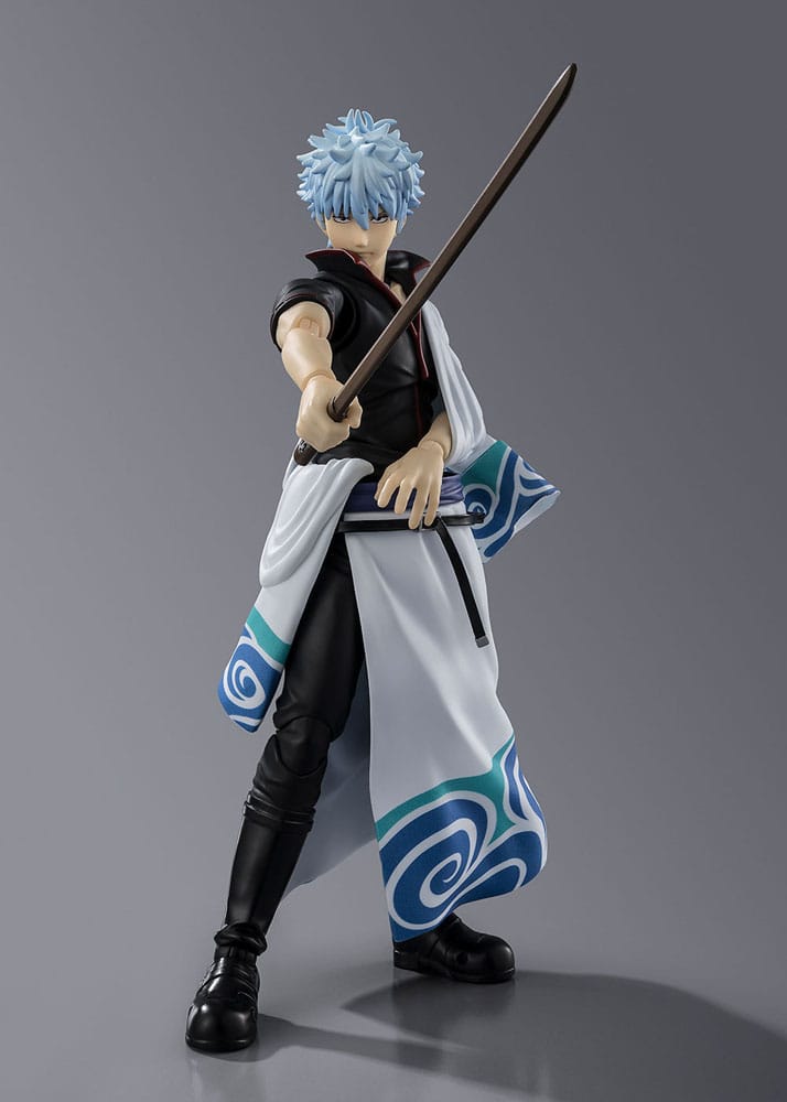 Figura articulada Gintoki S.H. Figuarts con espada de madera