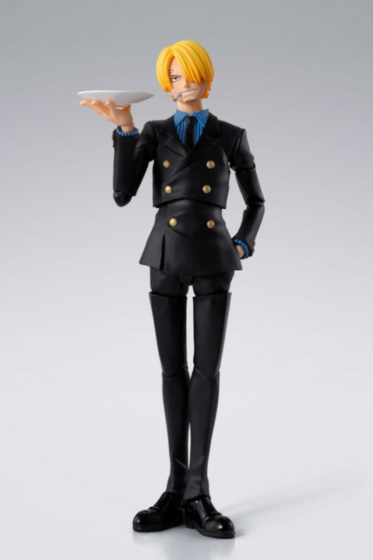 Figura de Sanji en pose elegante con traje negro – 15 cm