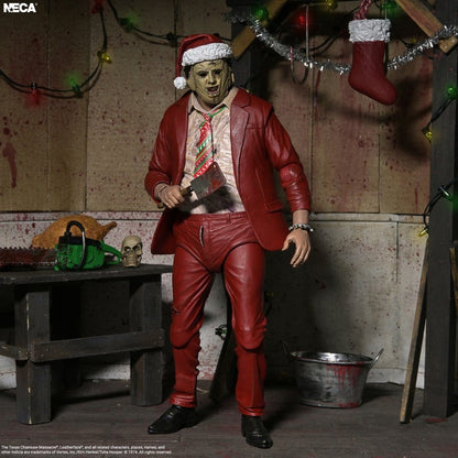 Leatherface Santa Claus Ultimate Figura La Matanza de Texas NECA 18 cm