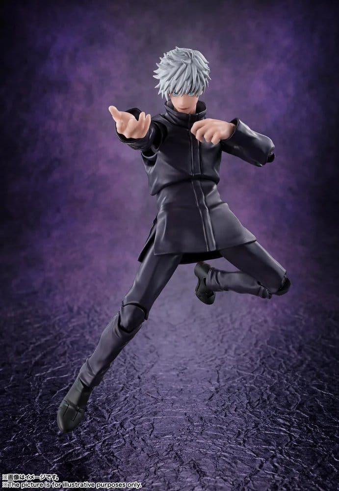 Figura articulada Satoru Gojo S.H.Figuarts 17 cm Tamashii Nations en pose de combate