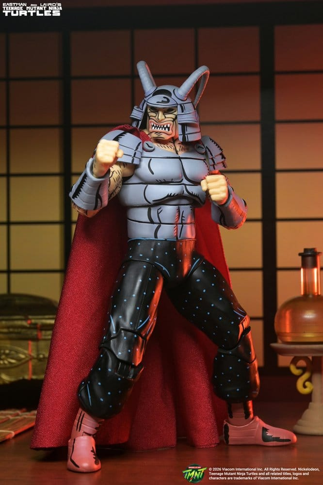 Figura Savanti Romero Warlord de NECA basada en Teenage Mutant Ninja Turtles Mirage Comics
