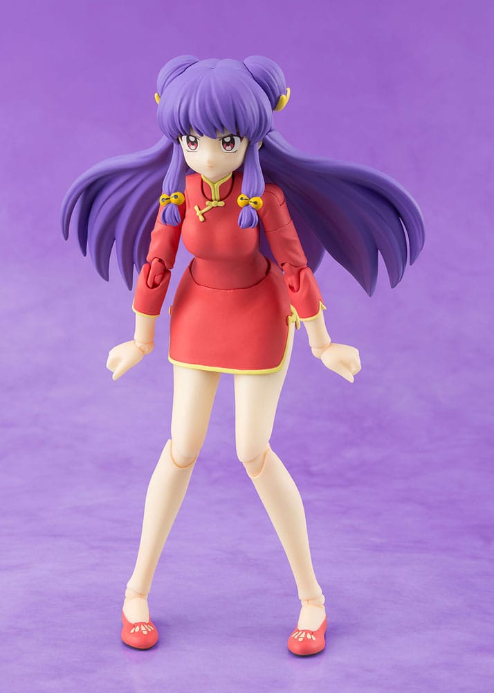 Shampoo Ranma S.H.Figuarts con expresión sonriente y postura dinámica.