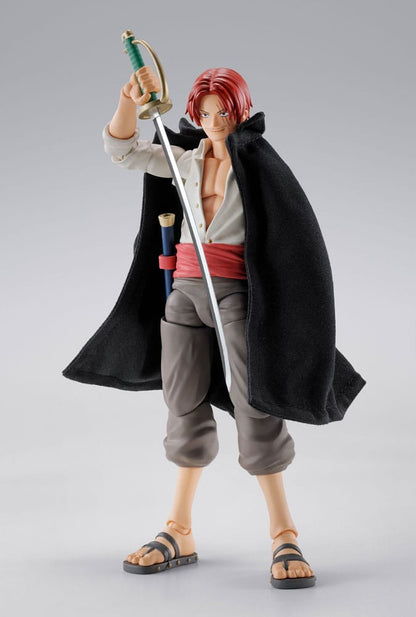 Figura Luffy versión infancia Tamashii Nations con sombrero de paja