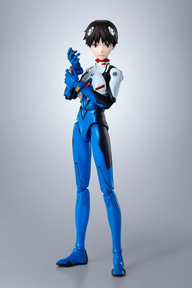 Figura Shinji Ikari S.H.Figuarts Evangelion 14 cm Bandai Tamashii pose frontal