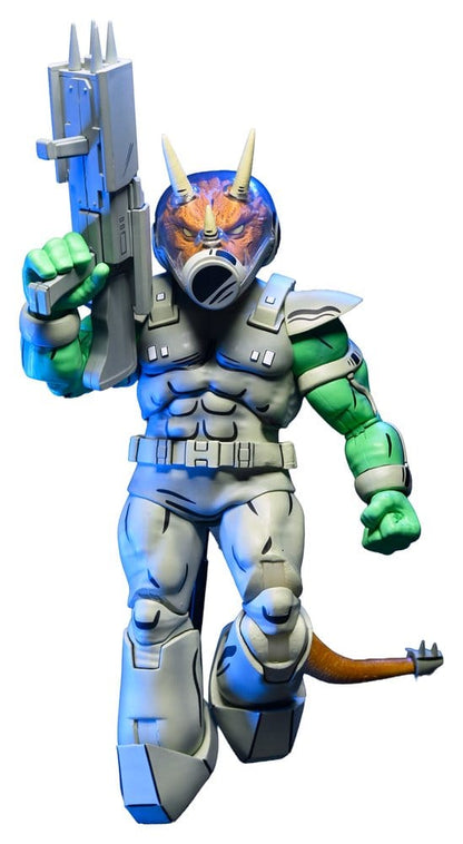 Caja con ventana Shock Commando Triceraton NECA Tortugas Ninja Mirage