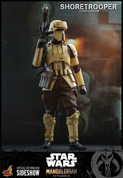 Caja de arte original Shoretrooper Hot Toys presentación oficial Star Wars