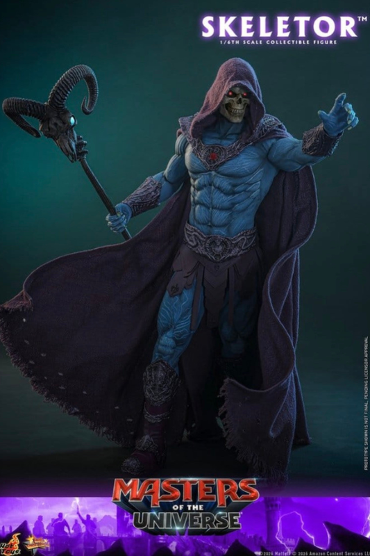 Figura Skeletor Movie Masterpiece Hot Toys Masters of the Universe escala 1/6