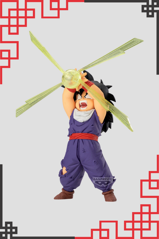 Figura Son Gohan G×materia Dragon Ball Z 12cm – vista frontal con efecto de energía