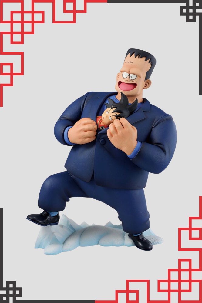 Figura Son Goku y Android 8 vs Red Ribbon Ichibansho Banpresto inspirada en Dragon Ball clásico