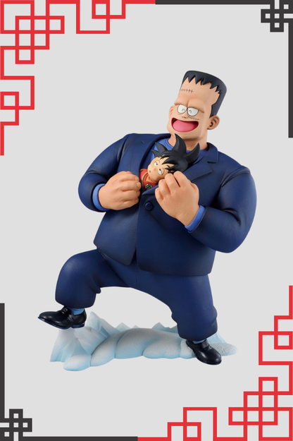 Figura Son Goku y Android 8 vs Red Ribbon Ichibansho Banpresto inspirada en Dragon Ball clásico