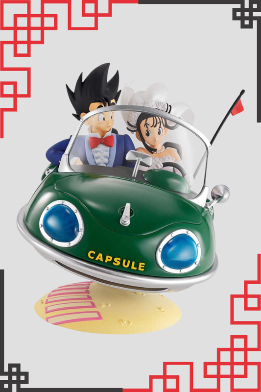 Figura Son Goku y Chichi Ichibansho Snap Collection 2 14 cm Banpresto Dragon Ball