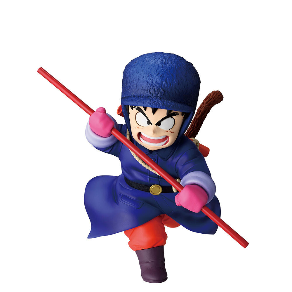 Figura Banpresto Son Goku Dragon Ball clásico con bastón mágico