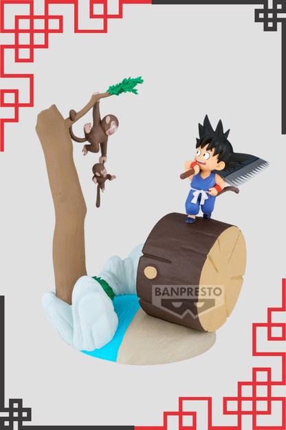 Figura Son Goku History Box Banpresto Dragon Ball 15 cm frontal