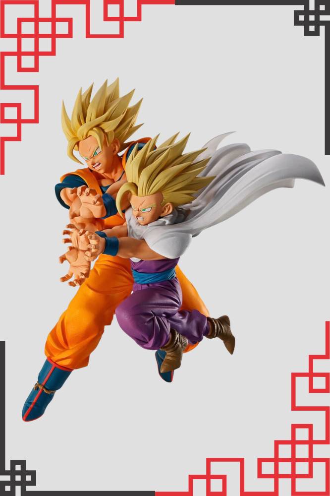 Figura Son Goku y Son Gohan Spectacle Battle Banpresto inspirada en Dragon Ball Z