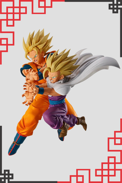 Figura Son Goku y Son Gohan Spectacle Battle Banpresto inspirada en Dragon Ball Z