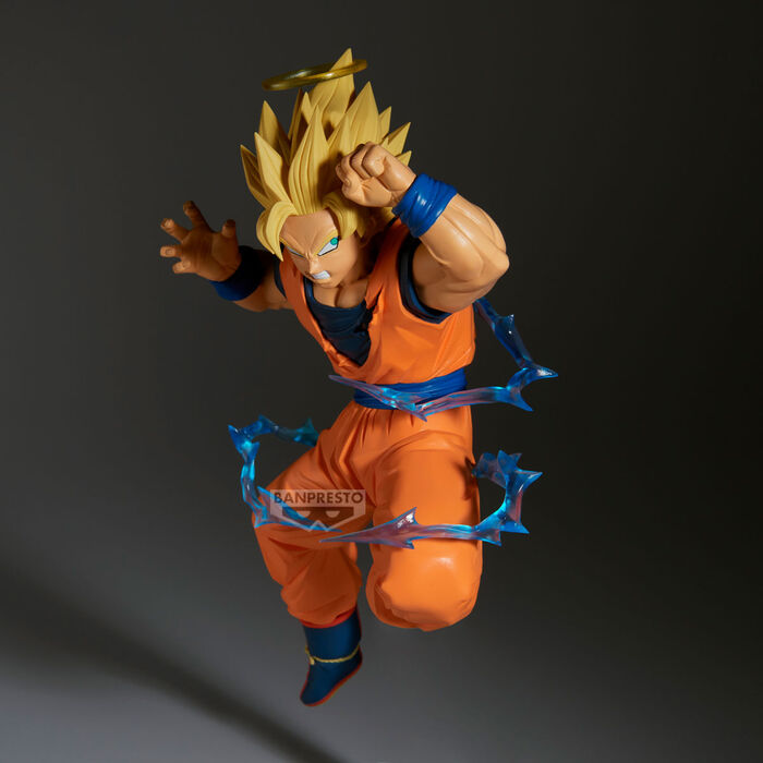 Figura Son Goku Super Saiyan 2 Dragon Ball Z Banpresto vista frontal