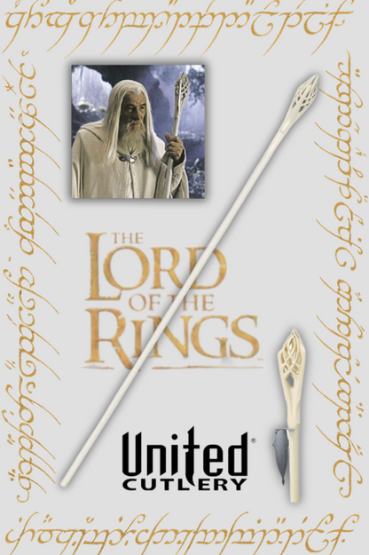 Réplica oficial del báculo de Gandalf el Blanco 1/1 de El Señor de los Anillos
