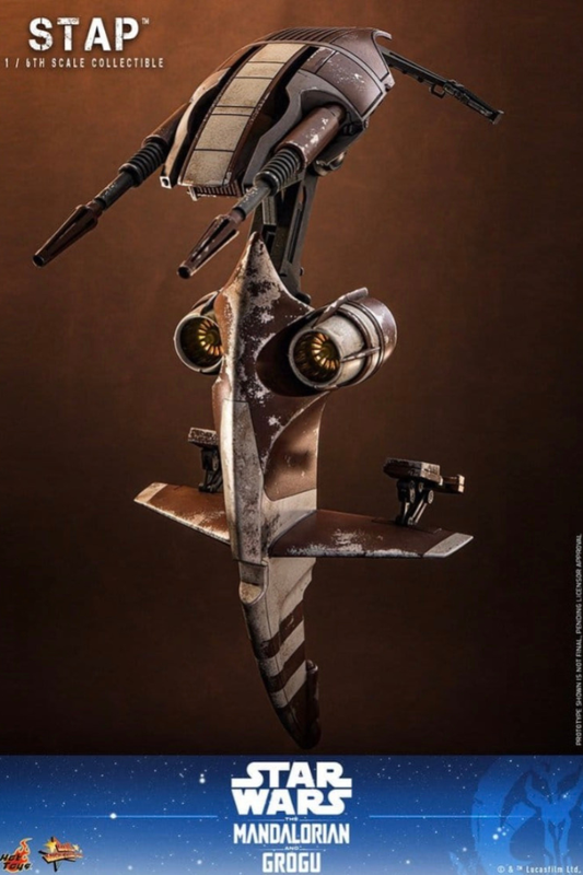 STAP Movie Masterpiece Hot Toys Star Wars 1/6 32 cm frontal