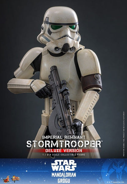 Figura coleccionable Imperial Remnant Stormtrooper Deluxe Hot Toys con accesorios exclusivos Deluxe