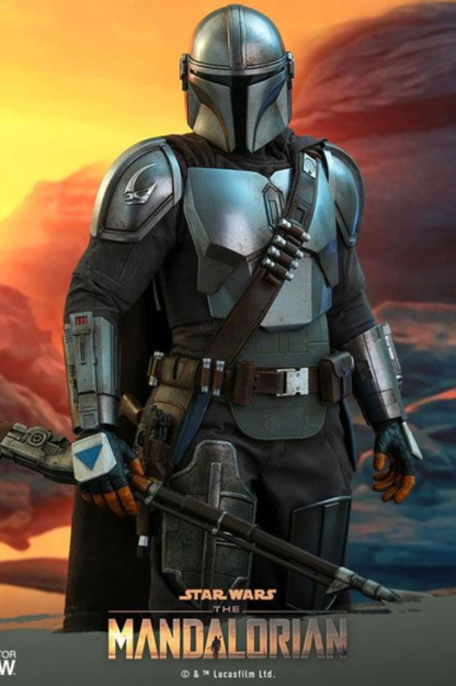 Figura Hot Toys The Mandalorian y Grogu 46 cm gran escala Star Wars con acabado realista