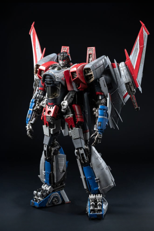 Figura DLX Starscream Threezero Transformers Bumblebee – vista frontal.