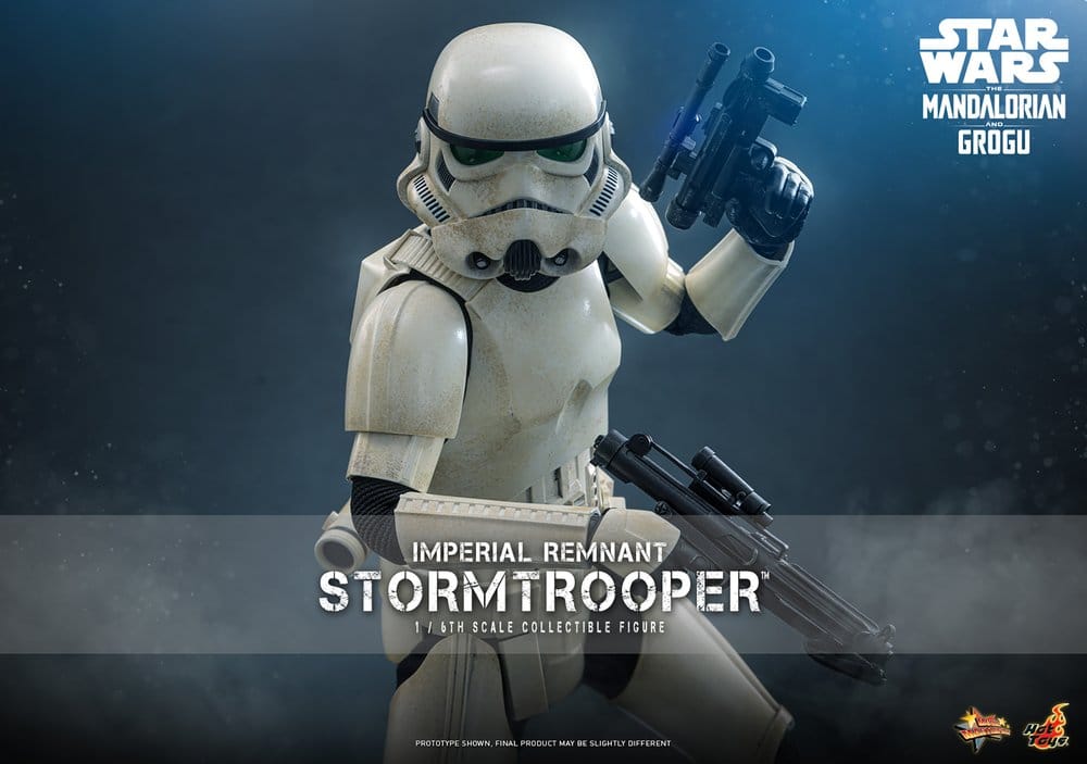 Figura coleccionable Imperial Remnant Stormtrooper Hot Toys inspirada en Star Wars The Mandalorian