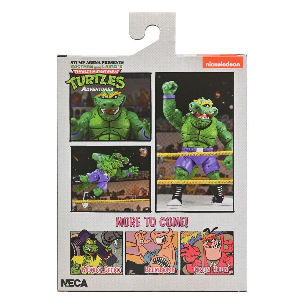 Caja trasera Stump Wrestling Leatherhead NECA Archie Comics