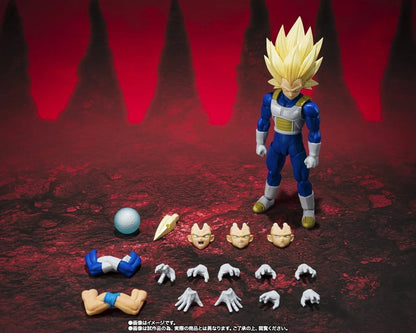 Figura articulada Super Saiyan 3 Vegeta S.H.Figuarts Bandai Tamashii Nations