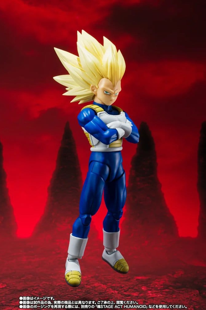 Figura S.H.Figuarts Super Saiyan 3 Vegeta Dragon Ball Daima 15 cm