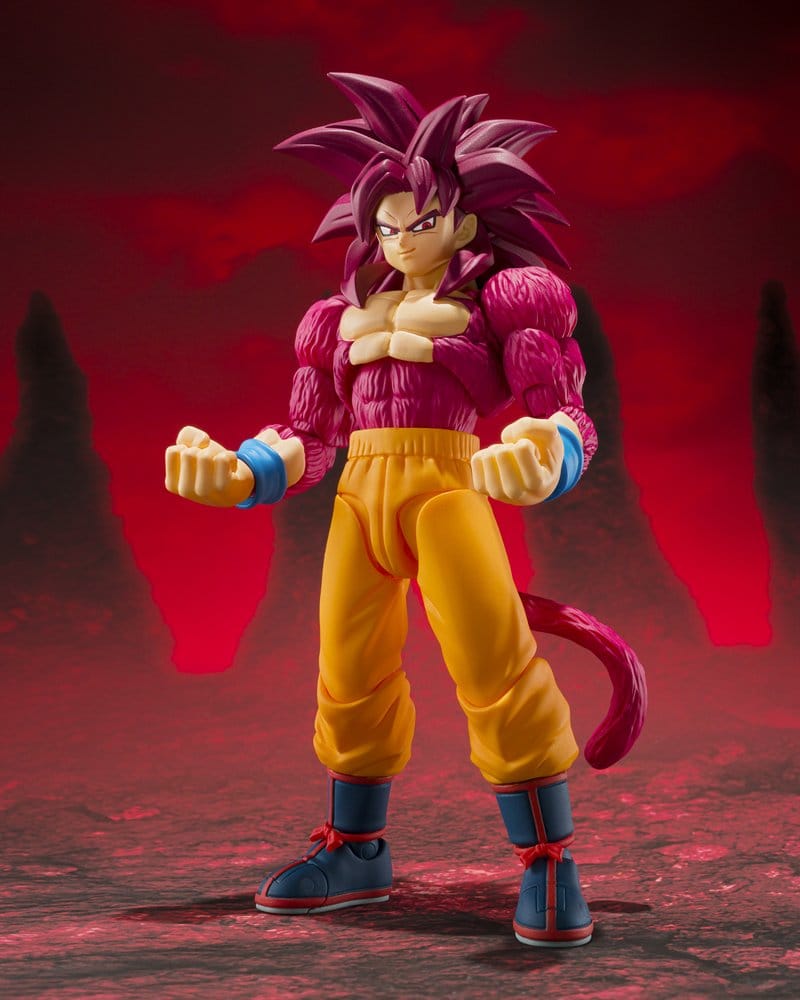 Figura Super Saiyan 4 Son Goku Daima S.H.Figuarts 15 cm vista frontal