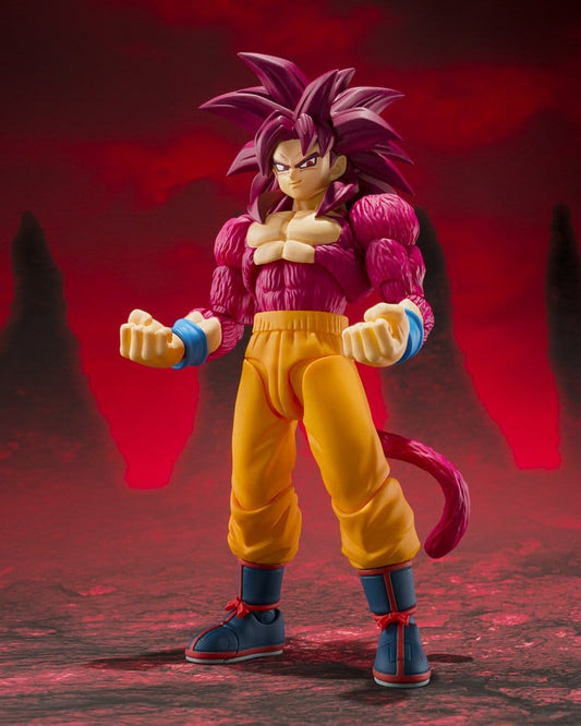 Figura Super Saiyan 4 Son Goku Daima S.H.Figuarts 15 cm vista frontal