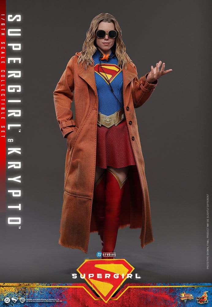 Supergirl interpretada por Milly Alcock figura Hot Toys DC Studios escala 1/6