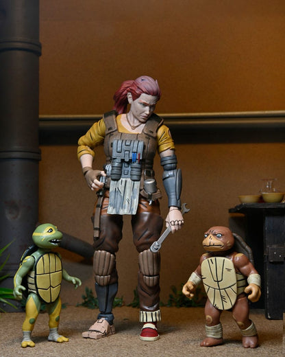 Figura Synja con accesorios y personajes Baby Yi y Moja NECA The Last Ronin