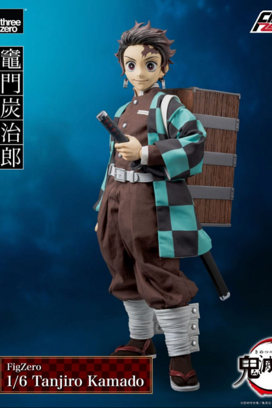 Figura 1/6 de Tanjiro Kamado con caja en la espalda – Demon Slayer – Threezero