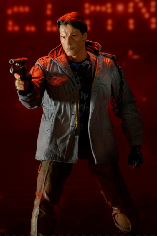  Figura articulada Terminator T-800 Tech Noir 18 cm NECA con accesorios