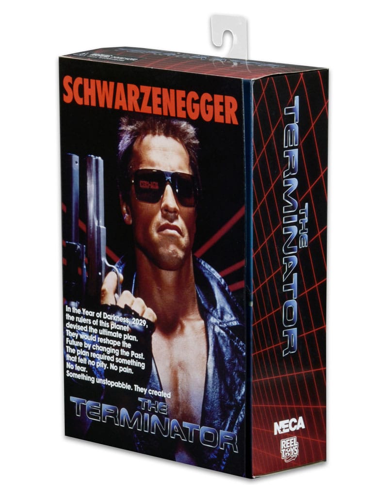 Figura coleccionista Terminator T-800 Tech Noir NECA vista lateral