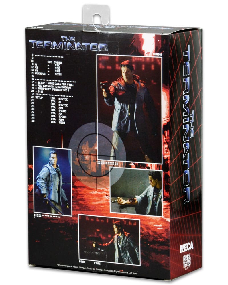 Caja con ventana de la figura Terminator T-800 Tech Noir NECA 18 cm