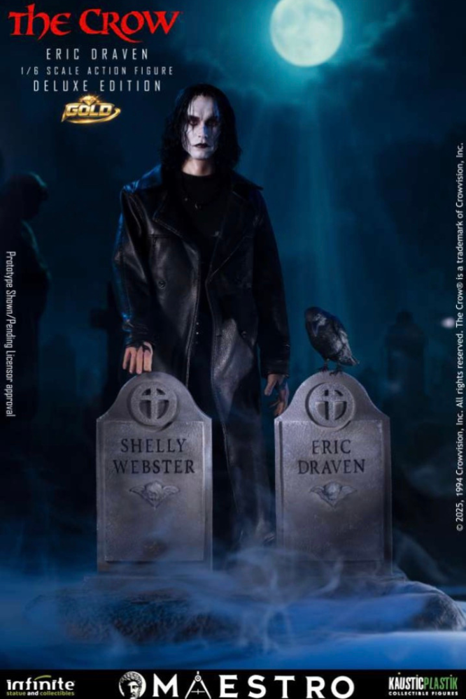 Figura The Crow Eric Draven 1/6 Deluxe Gold de Infinite Statue & Collectibles