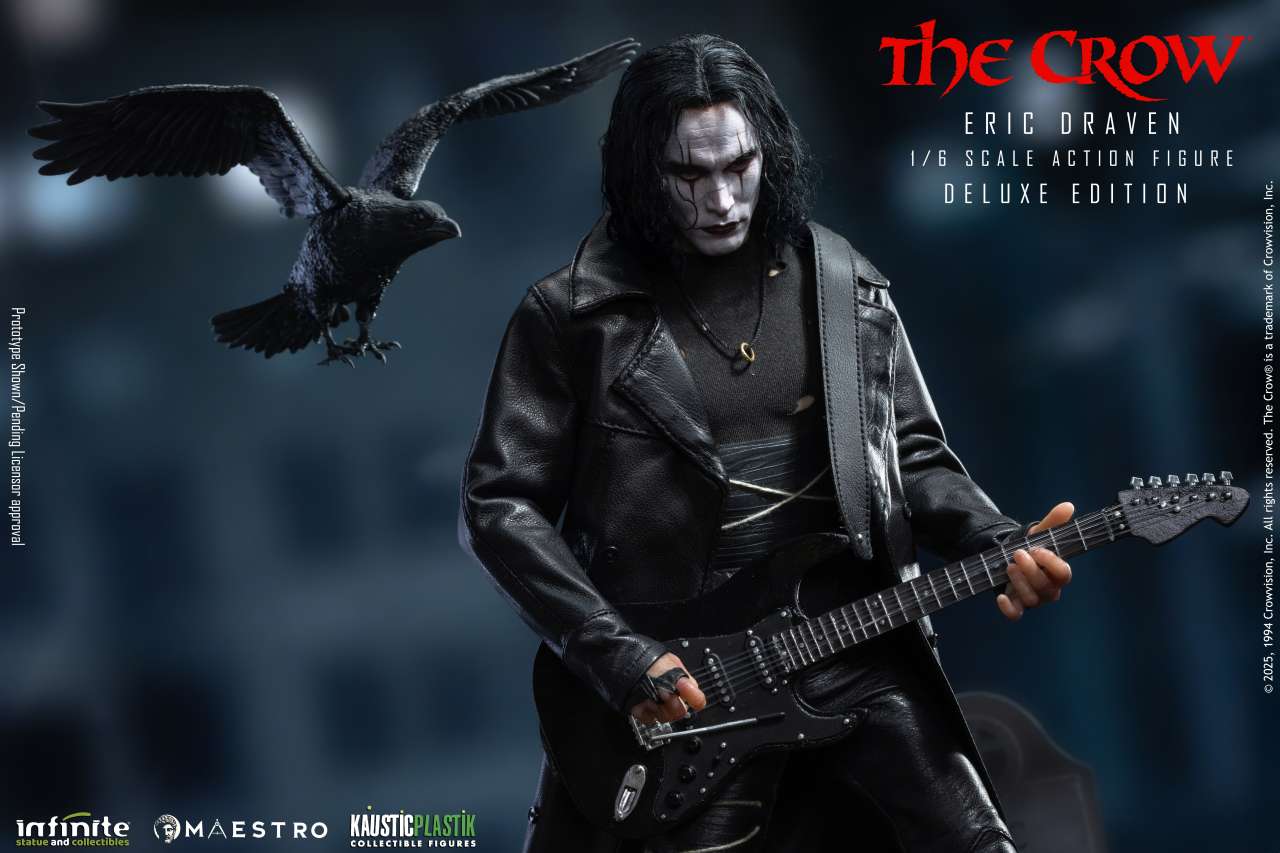 Accesorios incluidos figura The Crow Eric Draven Deluxe 1/6